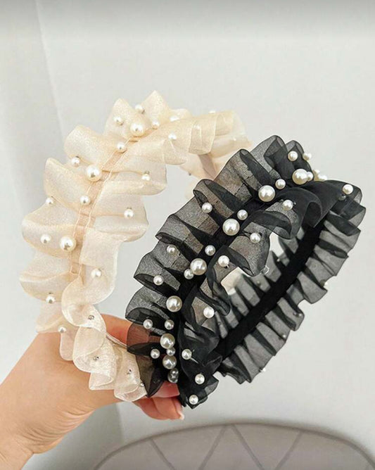 French Pearl Headband