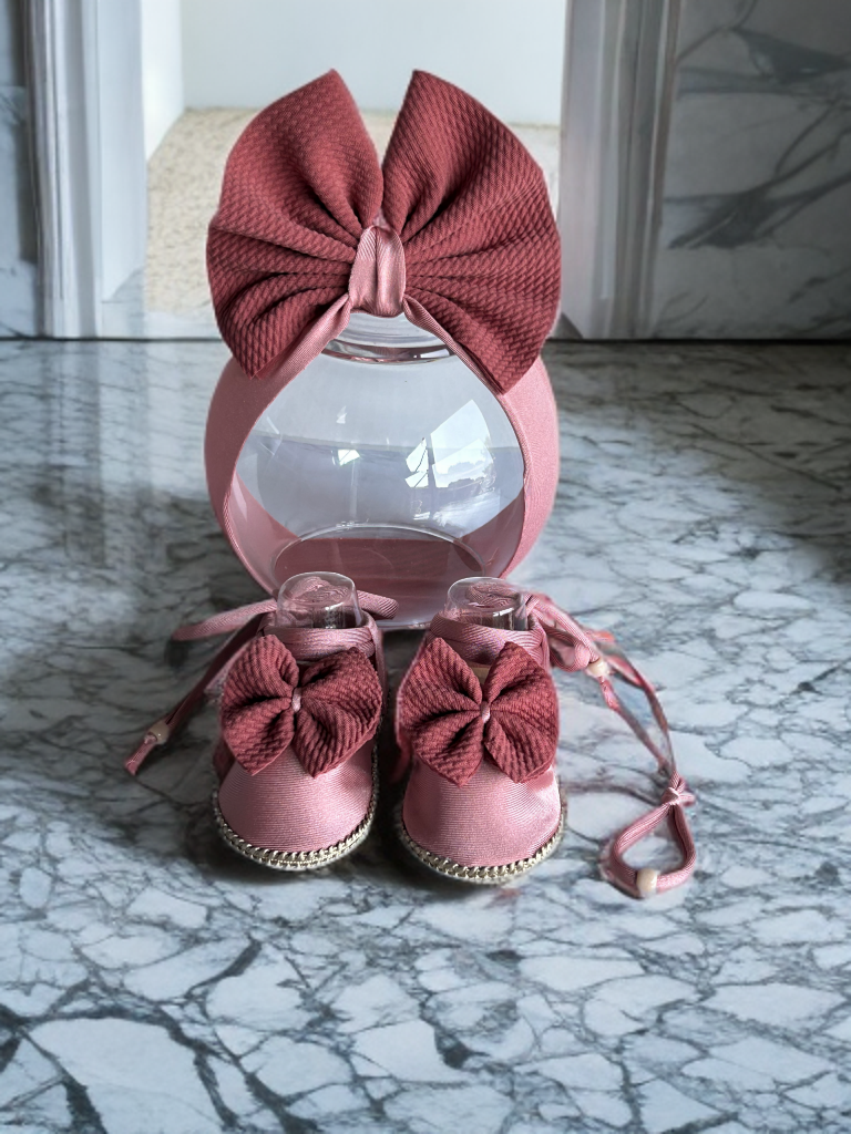 Dusty Rose Booties