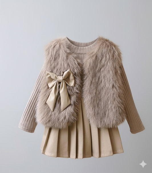 Sweet Bow Dream Set | 3- Piece Cozy Boutique Outfit