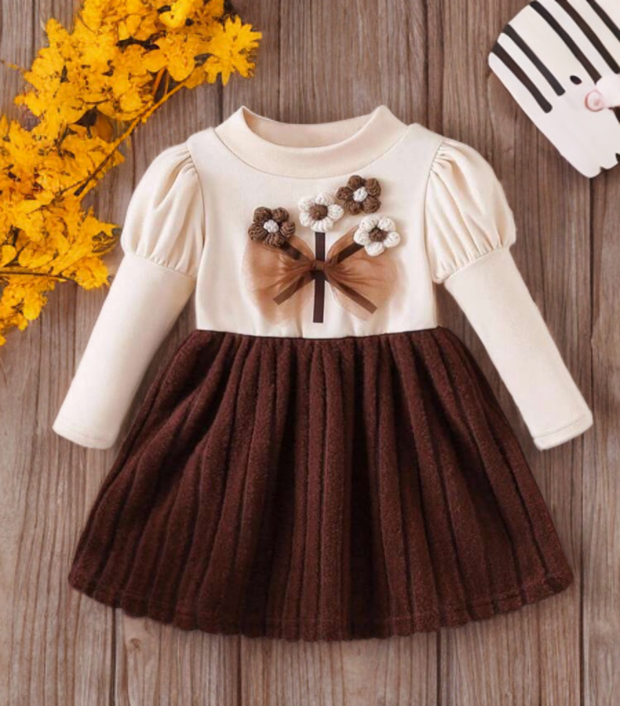 Fall Floral Dress Set