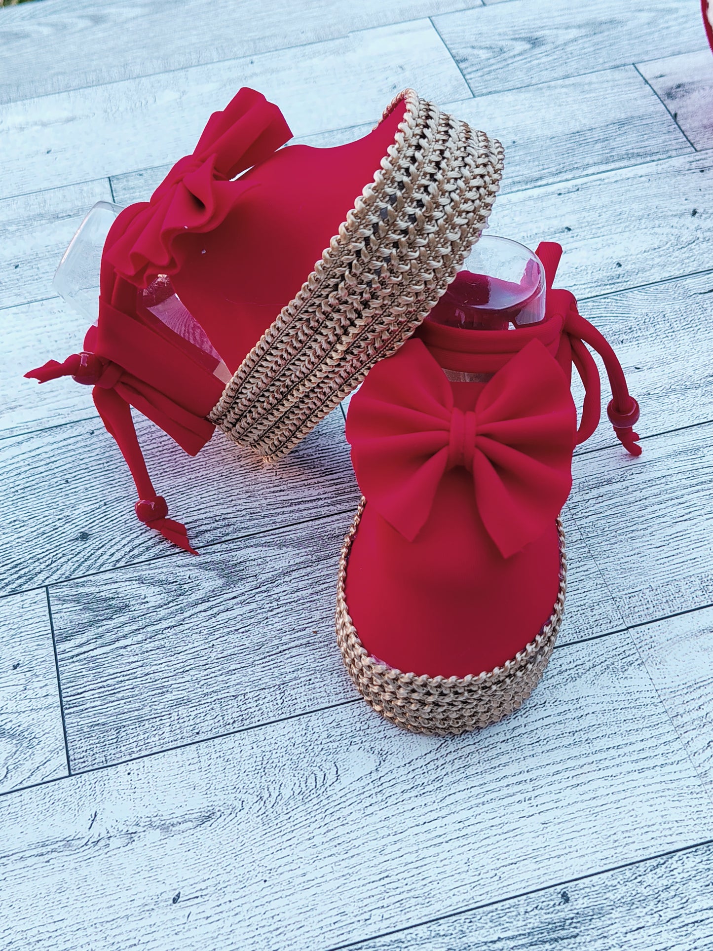 Cherry Red Booties