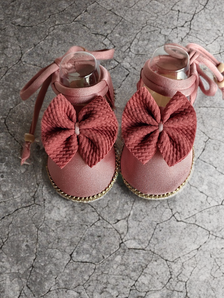 Dusty Rose Booties